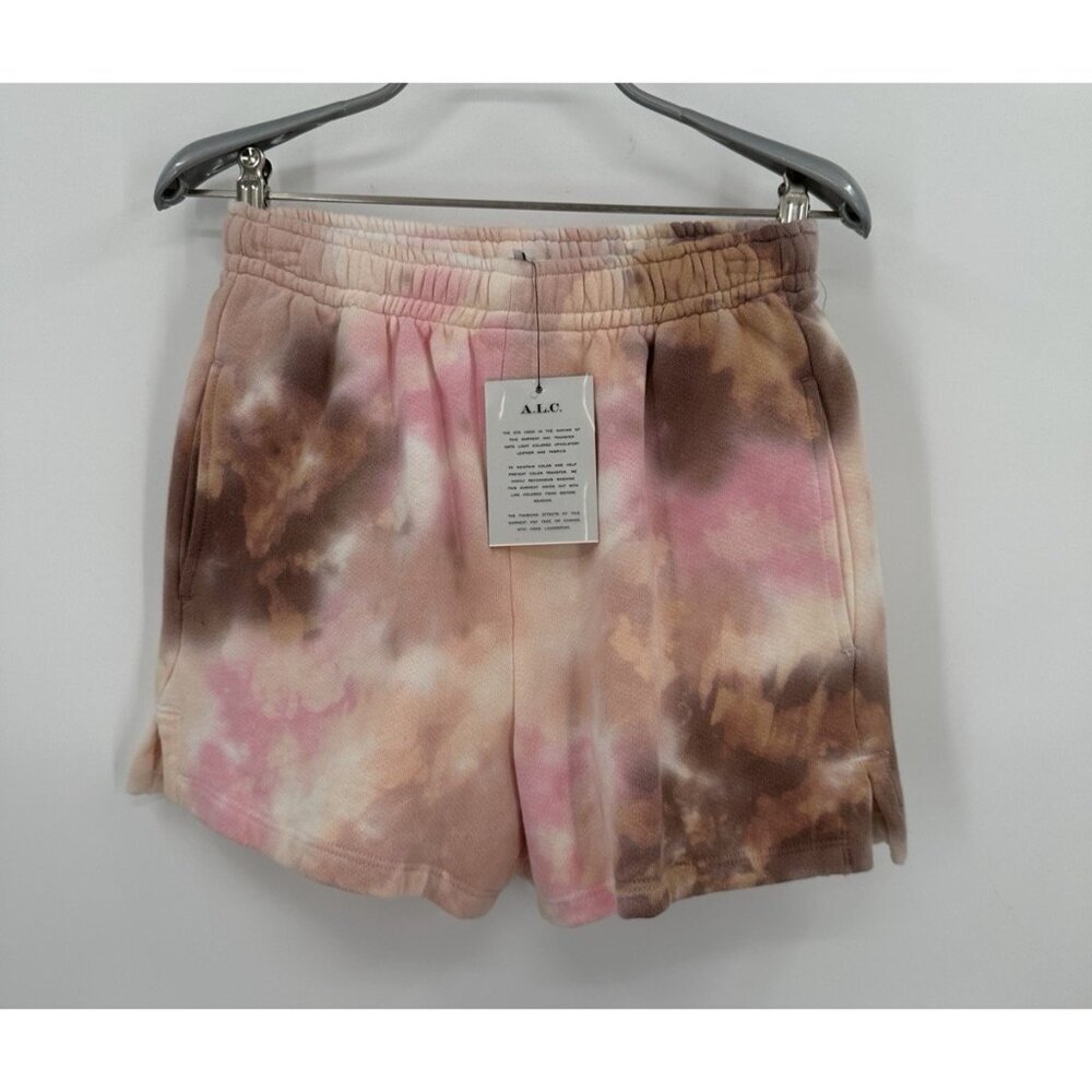 ALC Wrenn Tie-Dye Sweatshorts size S NWT Women's 100% Cotton A.L.C.